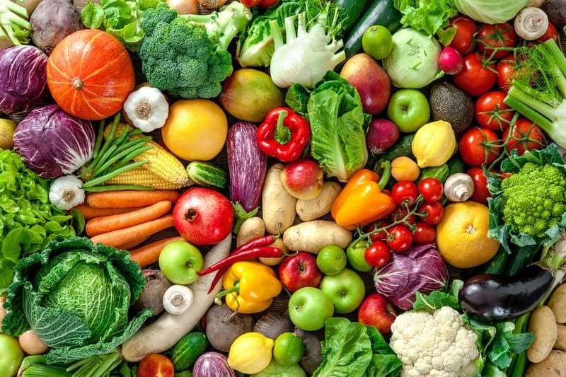 рынок овощей и фруктов